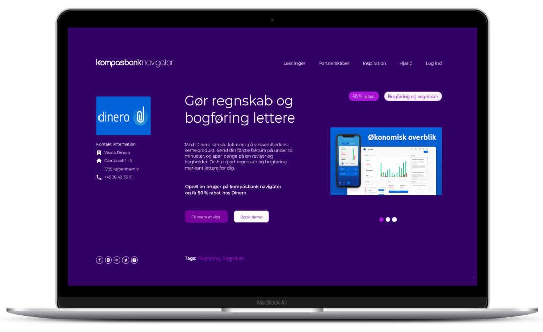kompasbank navigator – digitale løsninger til SMV'er | kompasbank