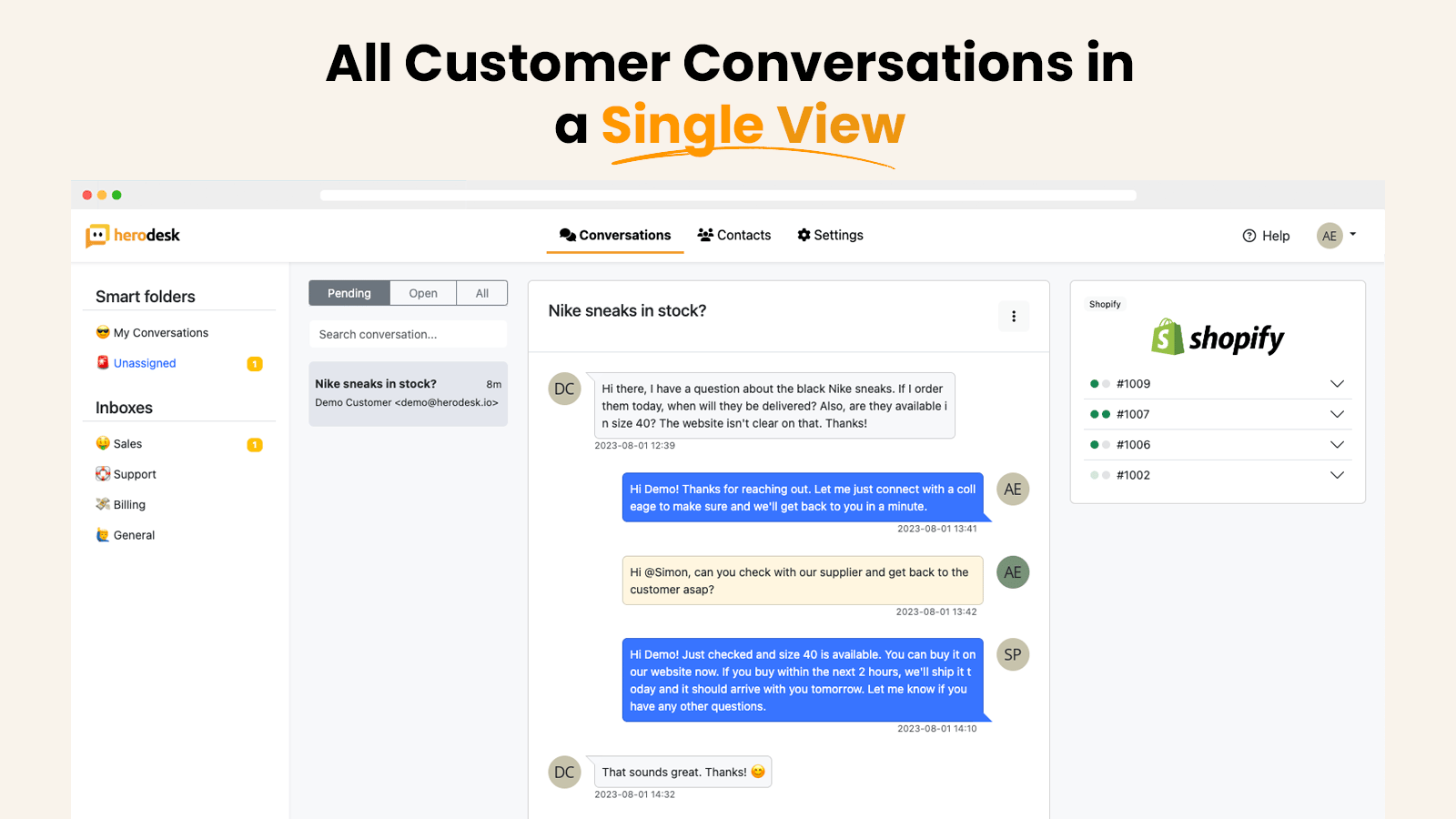 Et simpelt helpdesk system | HERODESK | navigator