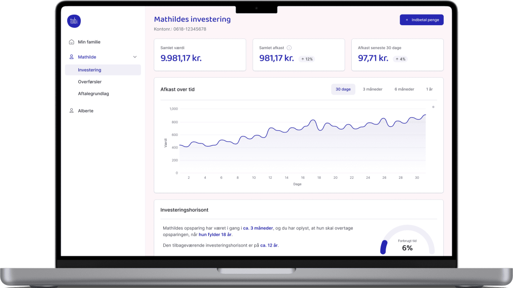 Pension – bare til børn | TOBI | navigator