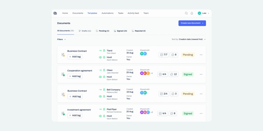 Kontraktstyrings-software | CONTRACTBOOK | navigator